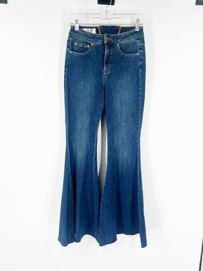 We the Free People Ma Cherie Flare Jeans Cut Hem